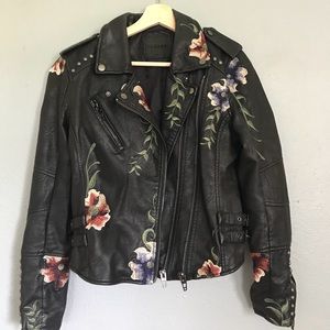 BlankNYC black faux leather jacket